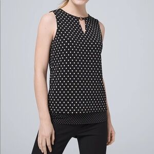 NWOT White House Black Market Layered Tank Top Size Small